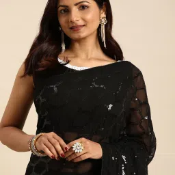 Embellished Bollywood Georgette Saree-image-87