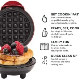 almany 3 in 1 Mini Waffle Maker Machine Waffle Maker image 4