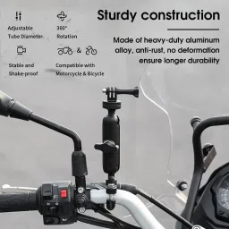 Adofys Handlebar Flat Placement Camera Mount image 4