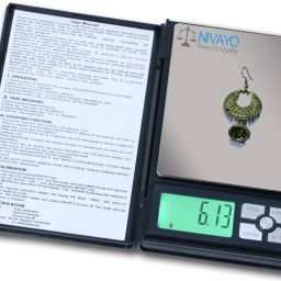 NIVAYO NOTEBOOK DIGITAL WEIGHING SCALE FOR JEWELLERY,,HOME,LAB, MULTIPURPOSE USE,WEIGH UPTO 500 GRAMS,TM-,I99(BLACK) Weighing Scale-20