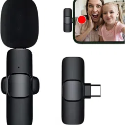 15v_K8 Wireless Mic Set: Type-C & iPhone Compatible Livestream & Video Recording Microphone-picture-10