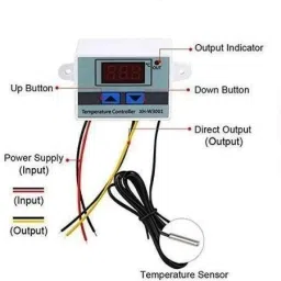 BALRAMA W3001 220V Digital Temperature Controller LED Thermostat Sensor Control Switch Multipurpose Controller image 3