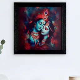 Home Centre Black & Blue 1 Pieces MDF Wall Photo Frames-12