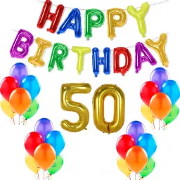 Combo for 50th Birthday Party Decoration items-image-94