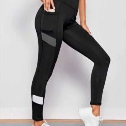 Color Block Women Black, Grey Tights-image-99