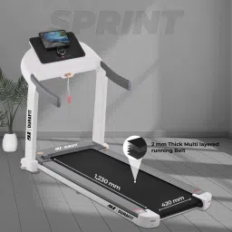 durafit Sprint BLDC 4.5 HP Peak | 16km Speed | Home use Treadmill image 4