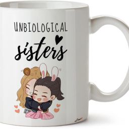 Funny Cup, Unbiological Sisters Printed Ceramic Coffee Mug-image-60