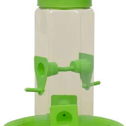 geniyo Wooden Bird Nest Bird Seed Container And Water Feeder For Sparrow, Hummingbird Window Bird Feeder Bird Feeder image 4