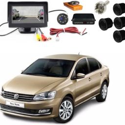 Premium Car TFT Monitor & LED Camera with Parking Sensor Kit For Vento Combo-picture-27