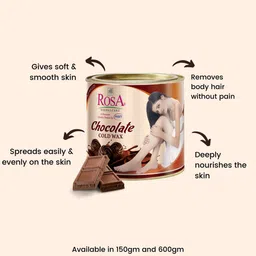 ROSA Set of 2 Chocolate Cold Wax with Cocoa Extracts - 600 g each image 4