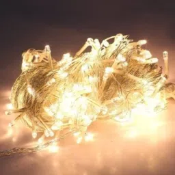 35 LEDs 10.16 m Yellow Steady Bulb Rice Lights-16