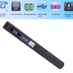 microware iScan Portable Handheld Scanner for scanning documents, images and book Corded & Cordless Portable Scanner-31