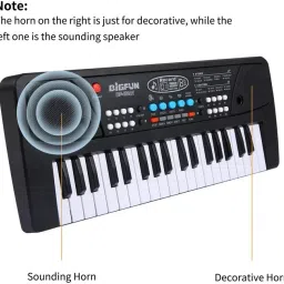The 37 Key Piano Keyboard Toy with Recording, Mic and USB Cable for Power-55-image-16