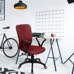 Zebra | Ergonomic Office Chair | Study & Work from Home | Fabric Office Executive Chair-image-3