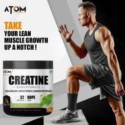 as-it-is nutrition ATOM Creatine Monohydrate 100g - 32 Servings | Dope Free | Creatine image 5