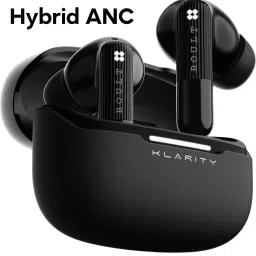 Klarity 3 ANC 50dB Hybrid ANC, 6 Mics, App Support, Dual Pairing, 50Hrs Battery Bluetooth Headset-1