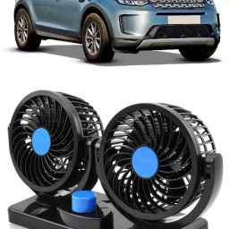 Car Fan 12V 360 Head 2 Speed Quiet Strong for All Auto Vehicles-V-245 Car Interior Fan-image-8