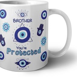 home delight Designer Mugcombo-31 Assorted Mug, Rakhi Set image 2