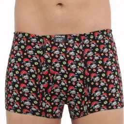 dollar bigboss Pack of 4 Soft Combed Cotton Printed Men Trunk image 2