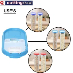 Modular Containers Lids for Boxes Compatible with Cutting EDGE Containers Only 7.4 inch, 3.7 inch Lid Set image 4