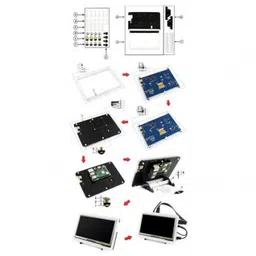Acrylic Case for 7-Inch Display and Raspberry Pi image 4