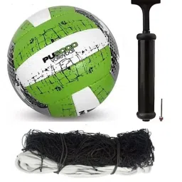 pu green 500 volleyball DX14 with pump and net Volleyball - Size: 4-image-23