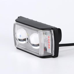 ELTRON TURBO Ultra Mini Double Lens Fog Light with Yellow & White Fleshing Light Reflection 12V, 45W (Pack of 2, RED & Blue DRL) LED, car image 4