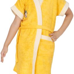 Yellow Medium Bath Robe-image-6