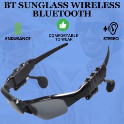 YAROH Bluetooth headset supported sunglass with mic for continuous dynamic MusicR162-image-129