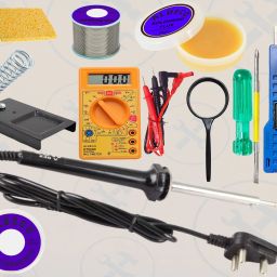 Reliable 10in1 Soldering Iron Kit with Wire, Digital Multimeter and Other Tools 60 W Simple-image-17