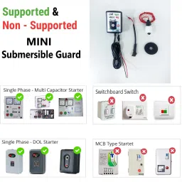 ohm startup MINI SUBMERSIBLE GUARD Semi-Automatic Water Level Controller Wired Sensor Security System image 4