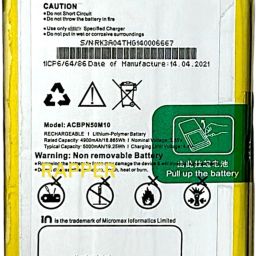 RAPPER Mobile Battery For Micromax IN Note 2 (E7446) ACBPN50M10-image-50