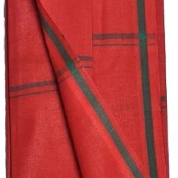 ACHLESHWAR 100% Pure Cotton Gamcha Patka Red Men Dhoti-image-98