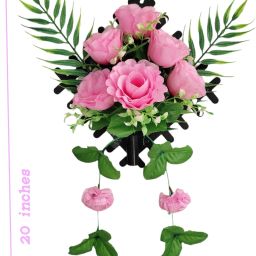 abhay flowers and fashion Multicolor Rose Artificial Flower image 2