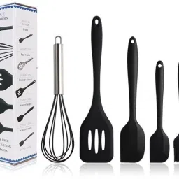 All-in-One Silicone Spatula Non-Stick Kitchen Utensil Set Safe & Easy Cooking Kitchen Tool Set-image-14