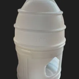 Pigeon Water Drinker 1L - White Caged Bird Feeder-image-43