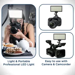Prolite Bi-Color LED PL-520 Camera Video Light with Diffuser, Battery, Charging Wire | 6800 lx Camera LED Light image 3