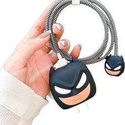 WEI INTERNATIONAL Silicone Press Stud Headphone Case For apple charger cover-38
