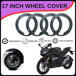 PVC1 QUALITY SET OF 4 NEW DESIGN 17 INCH WHEEL DISC FOR BLACK R15 V3-n Bike Fairing Kit-image-63