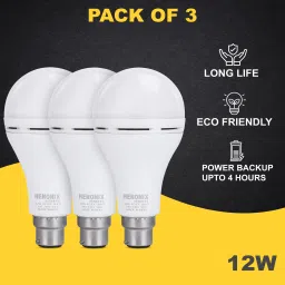12W Emergency LED Bulb with Built-in Battery Backup for Power Failures 4 hrs Bulb Emergency Light-image-72