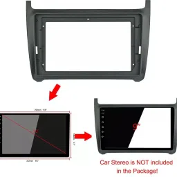 VW Polo Vento 9 Inch Android Stereo Frame with Coupler Wiring Android Stereo Car Stereo-image-15