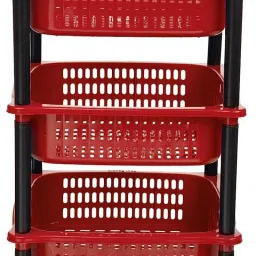 Plastic Plastic Kitchen Basket Rack Vegetables & Office ,Onion Basket Fruits Plastic Fruit & Vegetable Basket-11