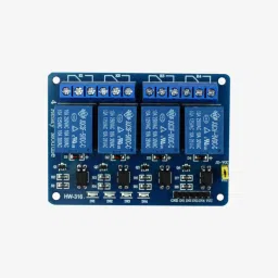 5V/3.3V Four Channel 10A Isolated Relay Module - 4 channel relay module image 1