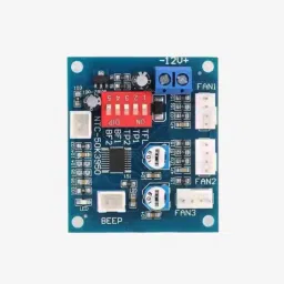 12V DC PWM Fan Temperature Speed Controller Module with Temperature Probe and High Temperature Alarm image 2