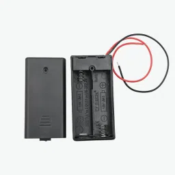 2 x AA Battery Holder with Cover and ON/OFF Switch - 3V Output image 2