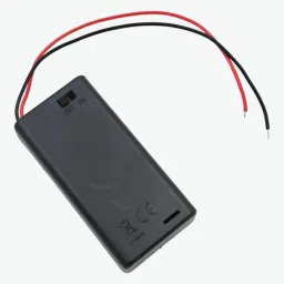 2 x AA Battery Holder with Cover and ON/OFF Switch - 3V Output image 1