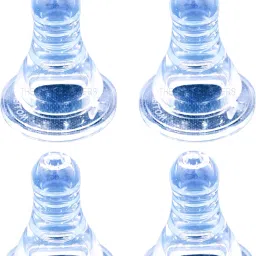 Anti-Colic Easy Flo Silicone Teats/Nipples | Narrow Neck Feeding Bottle Nipples (Pack of 4) Medium Flow Nipple-picture-18