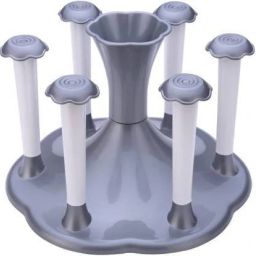 Plastic Glass Holder Stand and Spoon Organiser Cutlery Glass Stand Stylish Plastic Glass Holder-image-64