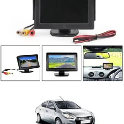 Universal Car Dashboard 4.3Inch TFT Display LCD Monitor Screen-237 Black LCD-image-99