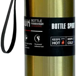 (1000-ML_Gold) Stainless Steel Vacuum Flask Hot & Cold Water Bottle 1000 ml Water Bottle-image-91